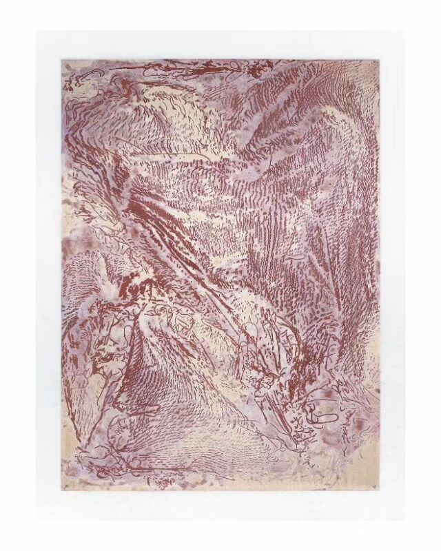 Alizée Gazeau est une artiste française née en 1990.

Dans la continuité de ses études en Histoire de l’art et en Philosophie de l’art à la Sorbonne et un Master centré sur les enjeux esthétiques de la peinture abstraite en France dans les années d’après-guerre, elle poursuit ses recherches en concevant sa pratique comme une voie possible d’exploration poétique du monde. Ouvrant des conversations dans les lieux qu’elle investit, son travail met en place des systèmes, sous forme de structures et d’installations.

La peinture est son ancrage, à la fois comme moyen d'expression et comme objet de recherche. Elle construit un langage où l’autobiographie se mêle à une réflexion sur les structures féminines, maritimes et temporelles qui composent le monde. Les vibrations de surface, les enveloppes de peaux, les structures qui nous lient à nos environnements sont les points de départ de ses recherches. À partir d’objets trouvés - tels que des filets de pêche, des selles de chevaux, des flotteurs en verre - et d'éléments de la nature, ses peintures abstraites et ses sculptures créent des espaces de contact dans un mouvement continu entre le contrôle et le lâcher-prise incarné par ces objets. Ses toiles sont comme des tissus fragmentés, des écrans de projection ou des environnements dans lesquels la permanence de l’empreinte et le processus de métamorphose, l’harmonie et le trouble, la maîtrise et la fluidité coexistent. 

Elle a été résidente de la Cité Internationale des Arts, de la Fondation Hartung Bergman, de la Fondation Michelangelo Pistoletto, de Joya:AiR et du Artemis Studio Ikaria. 

En janvier 2023, elle présentait sa première exposition personnelle à Berlin, à Gr_und avec le soutien de l'Institut Français.

Actuellement en résidence à Venise, @alizeegazeau sera présente avec @sainteannegallery à l'occasion de @artissimafair du 3 au 5 novembre à Turin. On y verra notamment SH23_4, 2023, acrylique et encre sur toile, 190x120 cm 

l’artiste

1 - SH23_4, 2023

2 – Alizée Gazeau

3 – peinture sur bois, 2023

4 - Häutung at Gr_und, solo exhibition, Berlin, 2023

5 - Häutung_8

#alizeegazeau #sainteannegallery #artissima #contemporarypainting